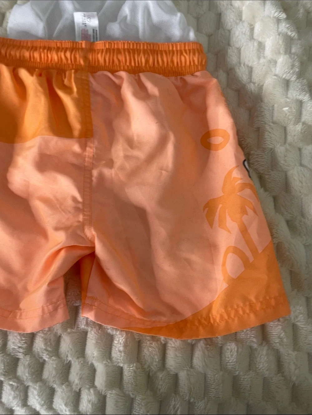 Kids Orange Sonic the Hedgehog Swim Trunks